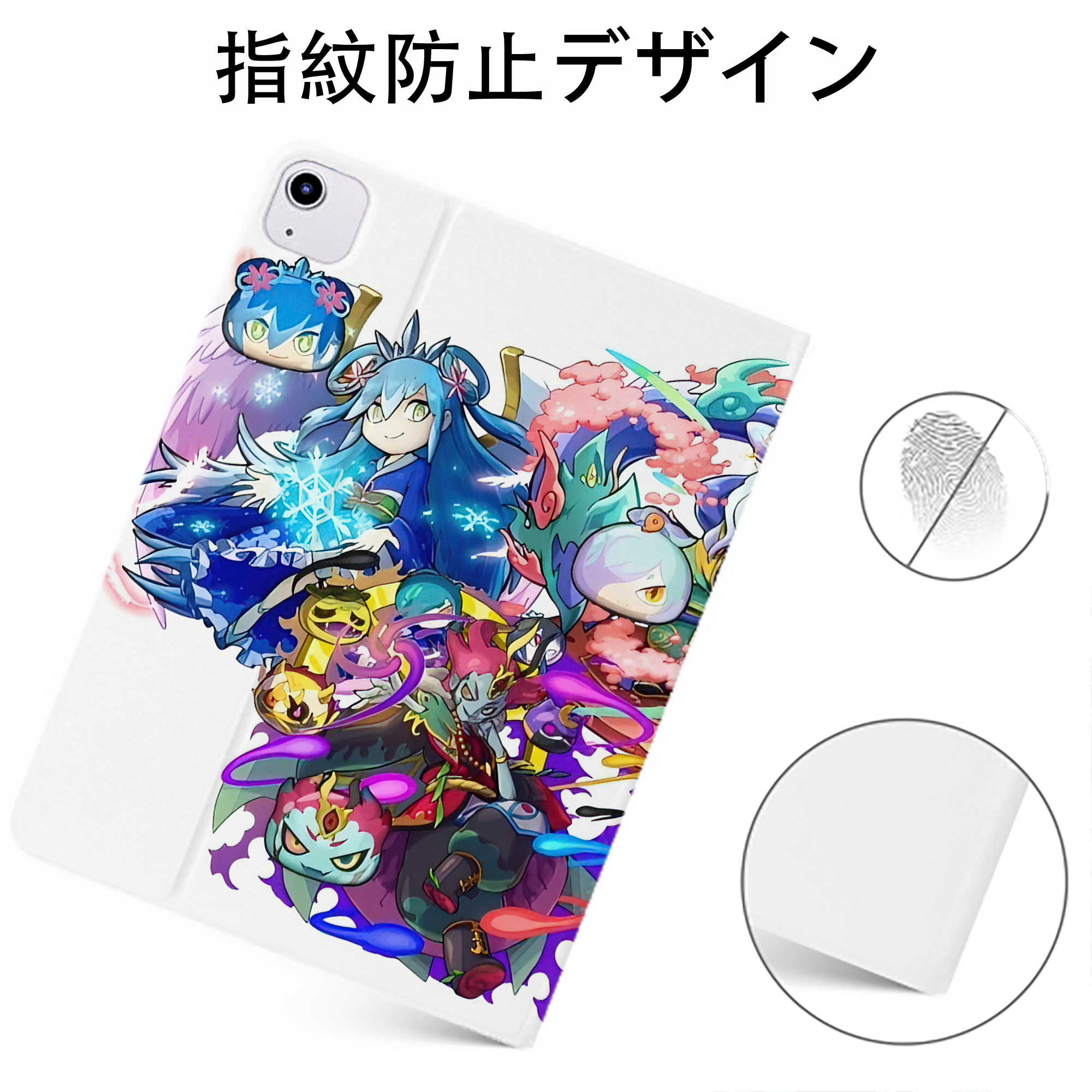 （画像用） 妖怪ウォッチ Yo-kai Watch IPadケース ペンホルダー付き ブックスタイルデザイン